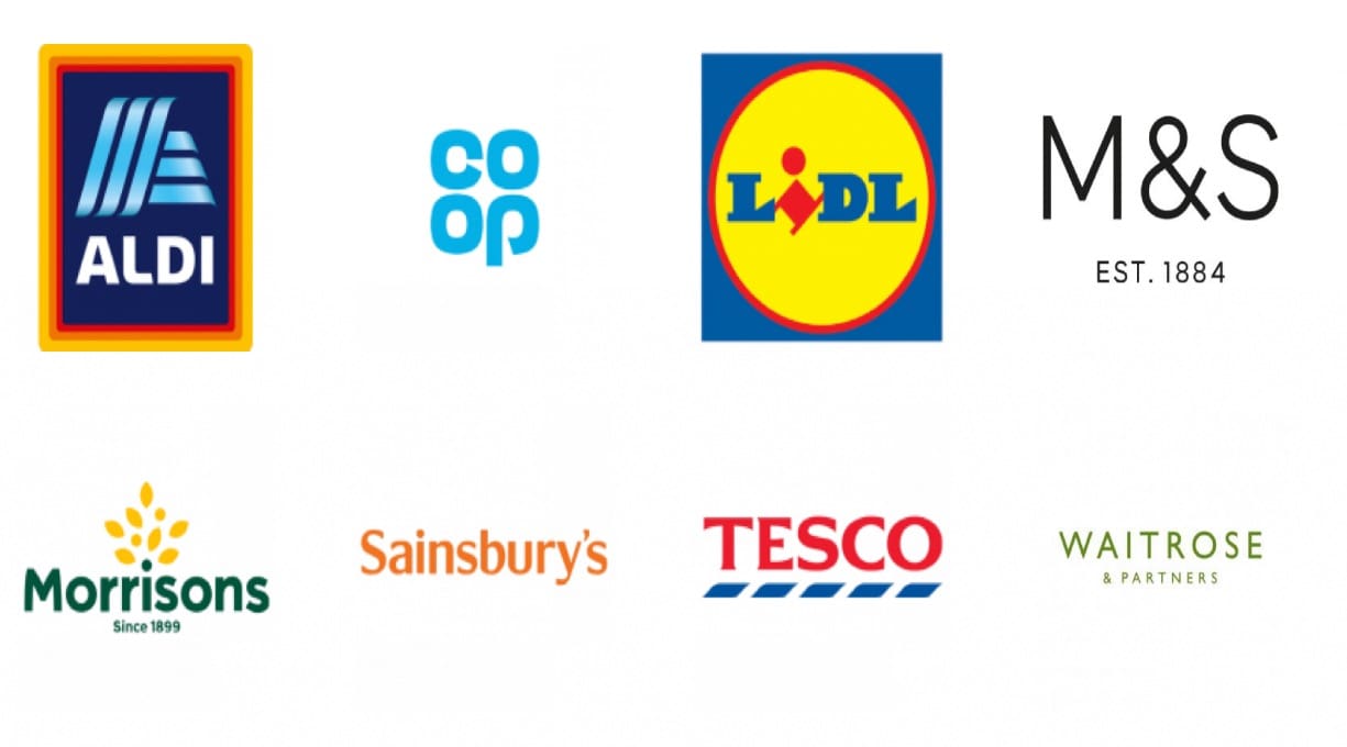 Uk Discounter Logos Eight of UK's leading supermarkets join WWF and WRAP's Retailer Net ...