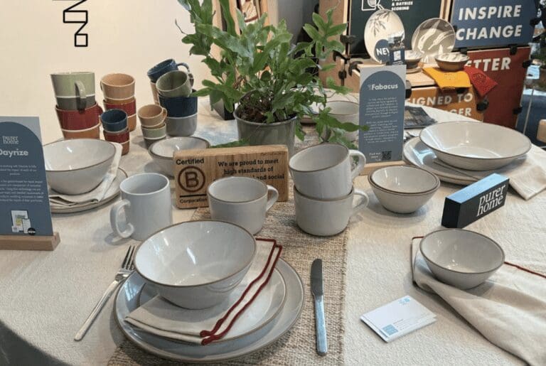 a selection of tableware and cutlery dress a table at Exclusively Homewares