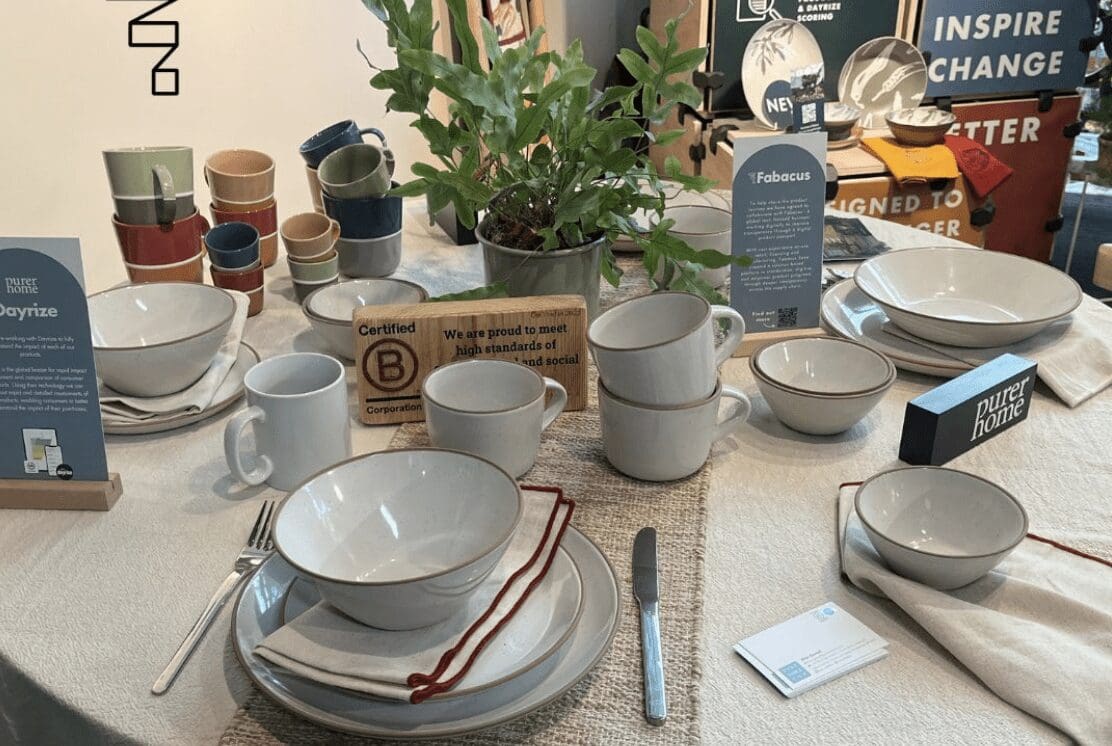 a selection of tableware and cutlery dress a table at Exclusively Homewares