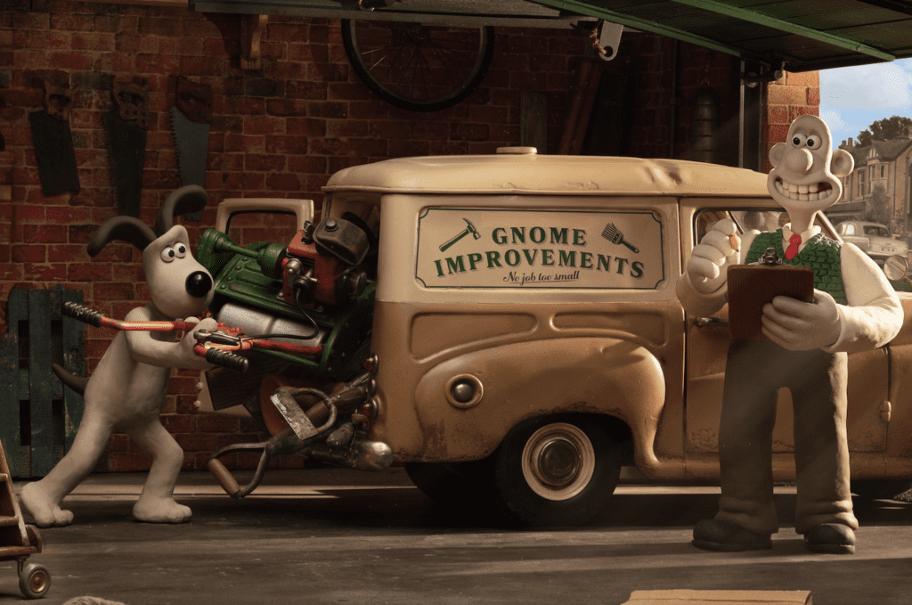 Wallace and Gromit still from Vengeance Most Fowl