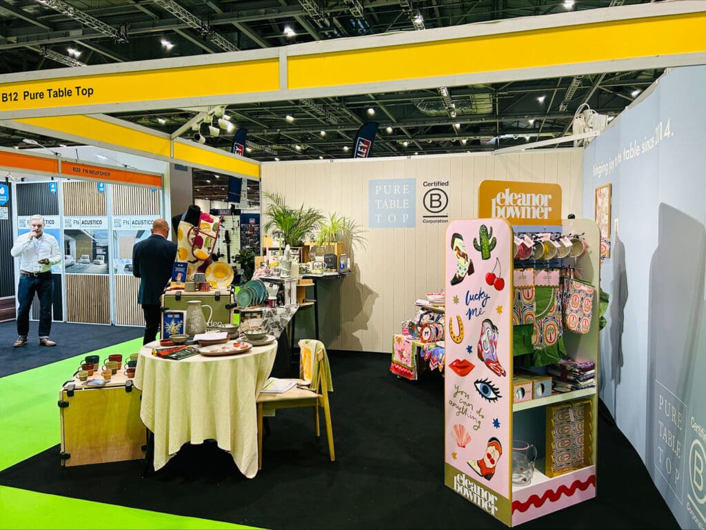 Pure Table Top stand at the Garden Centre Expo.