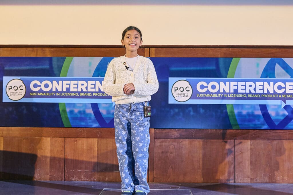 Moksha Roy on-stage at the POC Conference 2024.