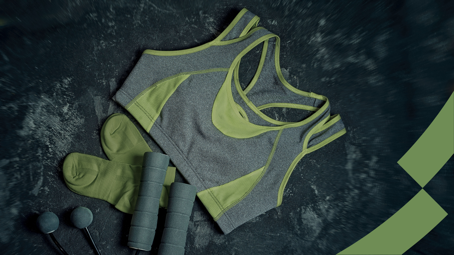 Green sports apparel